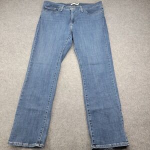 Levis Jeans 314 Shaping Mid Rise Stretch Denim Blue Waist Women's Size 33